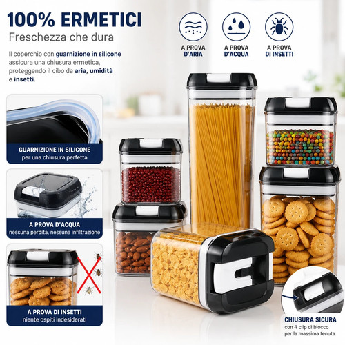 Contenitori ermetici cucina - contenitori,