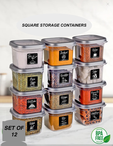 Contenitori alimenti spezie - 12,